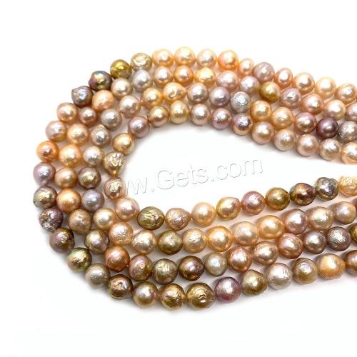 Natural Freshwater Pearl Loose Beads, Slightly Round, DIY, aboutuff1a9-10mm Approx 38 cm 