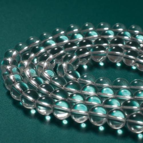 Perles de verre translucide, Rond, DIY & normes différentes pour le choix, plus de couleurs à choisir, Vendu par brin