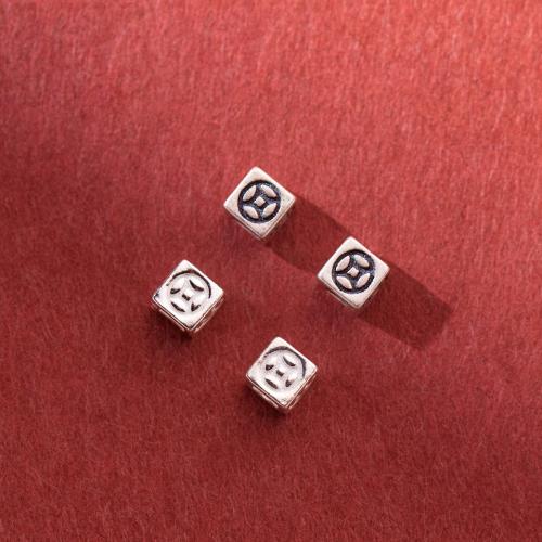Perles intercalaires en argent , argent sterling 925, Finition antique, DIY, plus de couleurs à choisir Environ 2.4mm, Vendu par PC