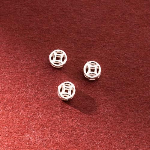 Sterling Silver Spacer Beads, 925 Sterling Silver, polished, DIY 4mm Approx 1.2mm 