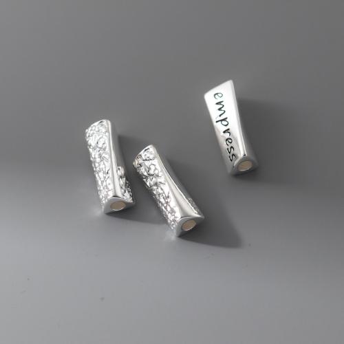 серебряный бисер распорки, Серебро 925 пробы, Другое покрытие, DIY, серебряный отверстие:Приблизительно 2.3mm, продается PC