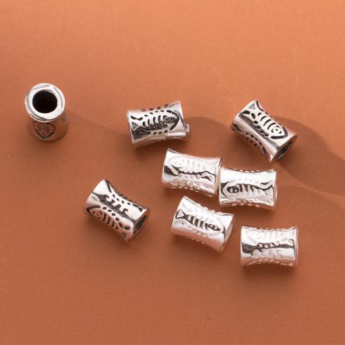 Perles intercalaires en argent , argent sterling 925, Finition antique, DIY, plus de couleurs à choisir Environ 2.4mm, Vendu par PC