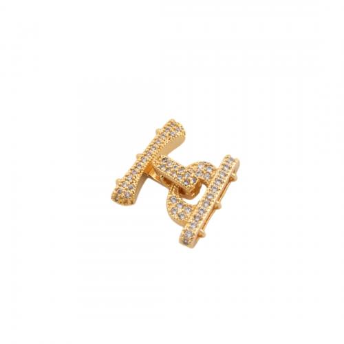 Sterling Silver Jewelry Findings, 925 Sterling Silver, real gold plated, DIY & micro pave cubic zirconia Approx 1mm 