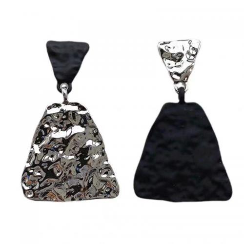 asymmetrische Ohrringe, Zinklegierung, plattiert, Modeschmuck & für Frau, keine, 44x27mm, verkauft von Paar