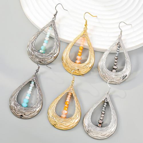 Resin Zinc Alloy Earring, with Resin, Teardrop, plated, fashion jewelry & for woman 
