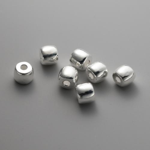 серебряный бисер распорки, Серебро 925 пробы, Другое покрытие, DIY, серебряный отверстие:Приблизительно 1.9mm, продается PC