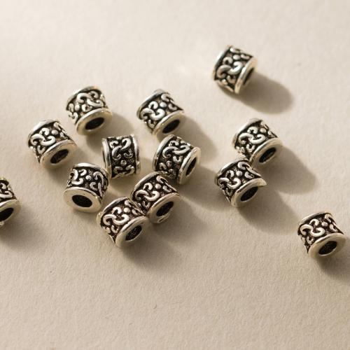 Sterling Silver Spacer Beads, 925 Sterling Silver, Antique finish, DIY, original color Approx 2.3mm 