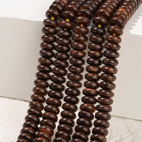 Kokos Perlen, Kokosrinde, Abakus,Rechenbrett, poliert, DIY & verschiedene Größen vorhanden, verkauft von Strang