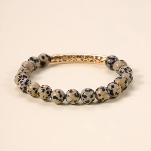 Natural Lapis Lazuli Bracelet, with 304 Stainless Steel, 18K gold plated, fashion jewelry & for woman Approx 6-12 cm 