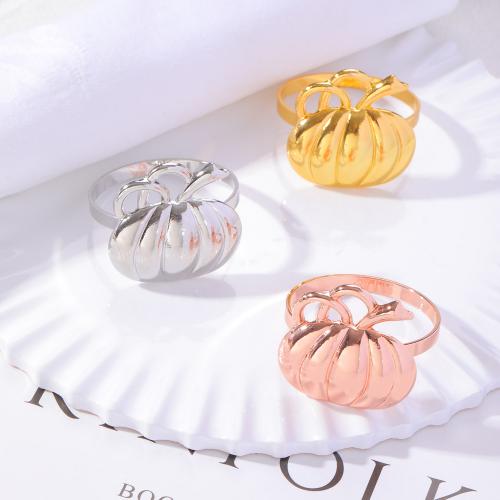 Napkin Ring, Zinc Alloy, Pumpkin, plated, durable 