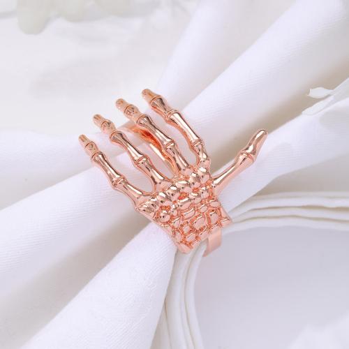 Napkin Ring, Zinc Alloy, Hand, plated, durable 