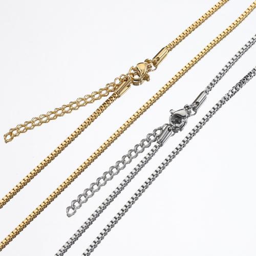 Stainless Steel Chain Necklace, 304 Stainless Steel, fashion jewelry & DIY & Unisex Approx 50 cm [