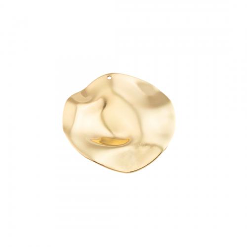 Colgantes de la joyería de cobre amarillo, metal, unisexo, dorado, 33.5x33.5mm, agujero:aproximado 1mm, Vendido por UD