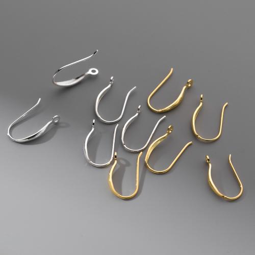 Sterling Silver Hook Earwire, 925 Sterling Silver, plated, DIY Approx 1.4mm 