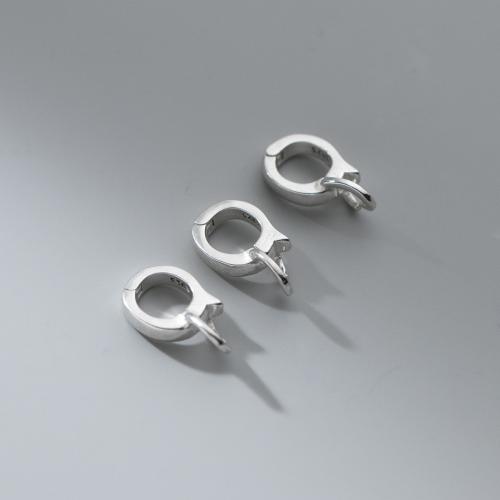 Стерлингового серебра ювелирные изделия выводы, Серебро 925 пробы, Другое покрытие, DIY, серебряный, 10mm, продается PC