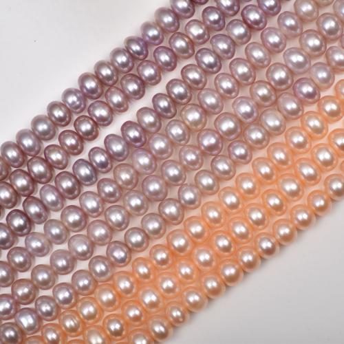 Keishi 培養した淡水の真珠, 天然有核フレッシュウォーターパール, 圭司, DIY, 無色, Length about 7-8mm, 長さ:約 36-38 センチ, 売り手 ストランド