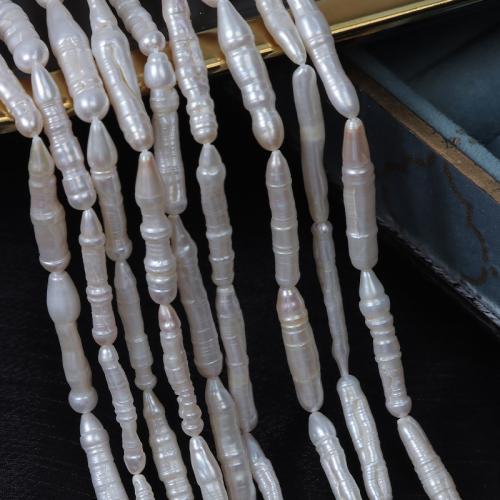 Baroque Cultured Freshwater Pearl Beads, DIY, white, Length about 4-5mm Approx 38 cm 