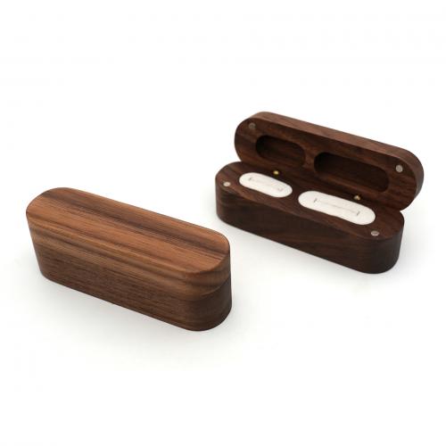 madera Caja del anillo, diferentes estilos para la opción, 110x30x40mm, Vendido por UD[