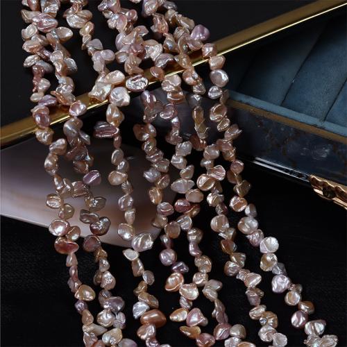 Baroque Cultured Freshwater Pearl Beads, DIY, mixed colors, Length about 8-0mm,Width about 6-7mm Approx 0.7mm Approx 39 cm, Approx 