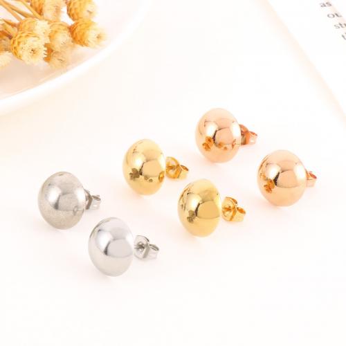 Stainless Steel Stud Earring, 304 Stainless Steel, fashion jewelry & for woman, mixed colors 
