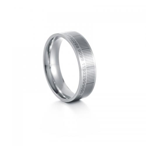 Stainless Steel Finger Ring, 304 Stainless Steel, fashion jewelry & for man, original color mm 