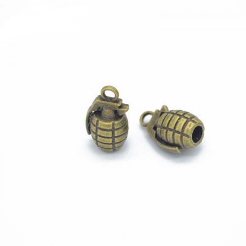 Bijoux pendentifs en Zinc alliage , alliage de zinc, Grenade, Placage, DIY, plus de couleurs à choisir Environ 3mm, Environ Vendu par sac