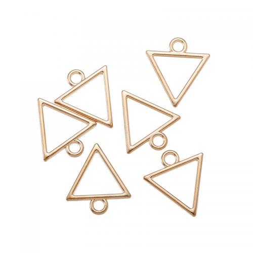 Zinc Alloy Jewelry Pendants, Triangle, plated, DIY & hollow Approx 2mm, Approx 