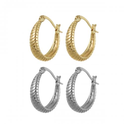 Zinc Alloy Hoop Earring, fashion jewelry & for woman 