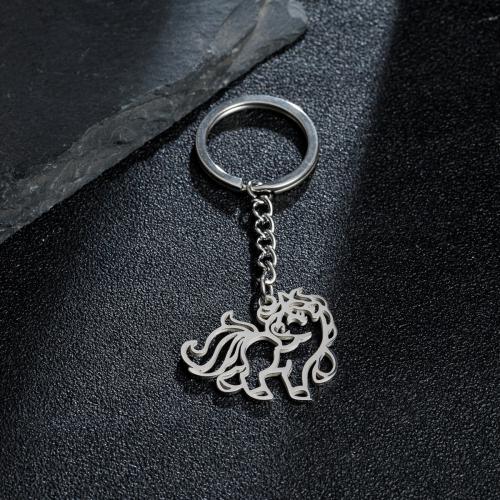 Stainless Steel Key Chain, 304 Stainless Steel, hollow, silver color 