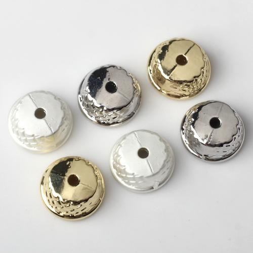 Perles intercalaires en alliage de zinc, bolcuvette, Placage, DIY, plus de couleurs à choisir, 12mm, Vendu par PC