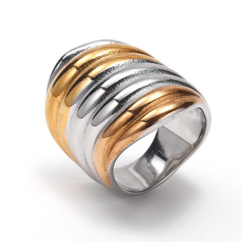Anillo de dedo de acero Titanium de, Partículas de acero, Joyería & para mujer, Vendido por UD