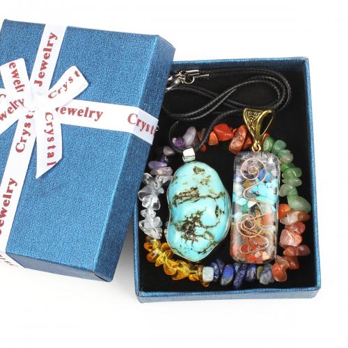 Jewelry Gift Sets, Gemstone, fashion jewelry, mixed colors 