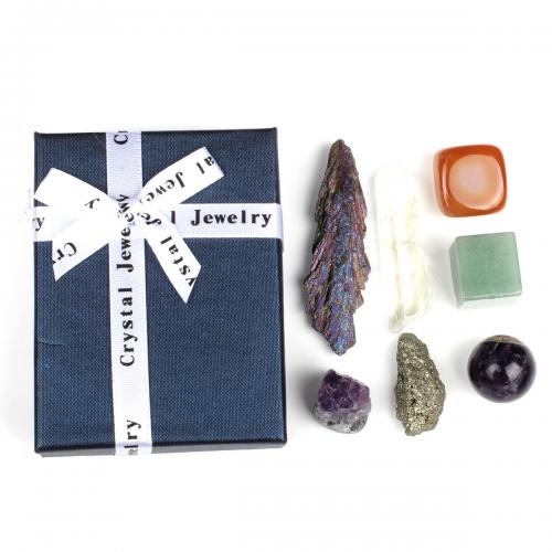Decoración de semi piedras preciosas, Joyería, color mixto, 73x93mm, Vendido por Caja