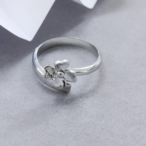 Titanium Steel Finger Ring, polished, fashion jewelry & for woman 