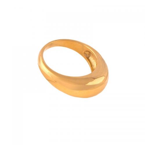 Кольцо из нержавеющей стали, Нержавеющая сталь 304, Другое покрытие, разный размер для выбора & Женский, Золотой, продается PC
