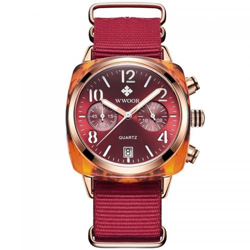 Men Wrist Watch, Glass, with Cloth, Japanese movement, Life water resistant & fashion jewelry & for man Approx 22.5 cm 