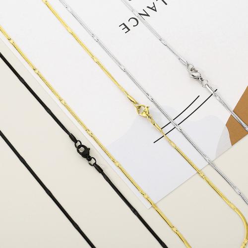 Edelstahl Schmuck Halskette, 304 Edelstahl, plattiert, Modeschmuck & für Frau, keine, verkauft von PC