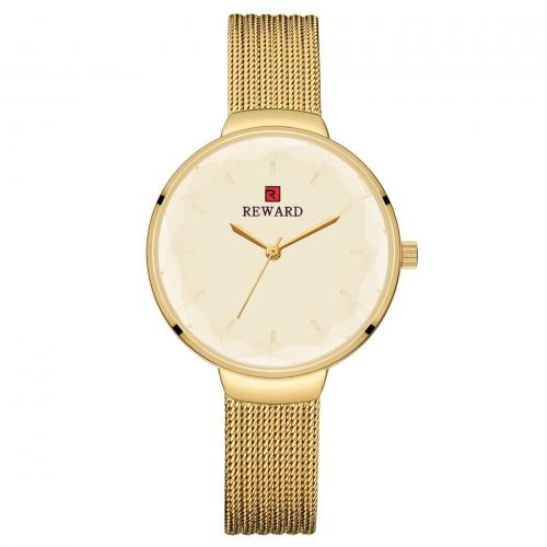Bracelets de montre pour femmes, verre, avec 201 acier inoxydable, mouvement japonais, Résistant à l’eau de vie & bijoux de mode, plus de couleurs à choisir Environ 21 cm, Vendu par PC