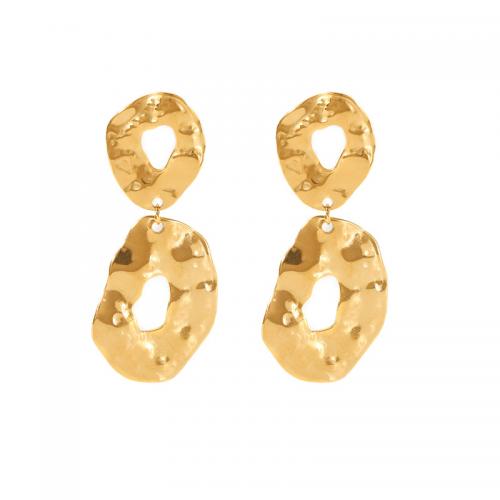 Stainless Steel Stud Earring, 304 Stainless Steel, Vacuum Ion Plating, fashion jewelry & for woman, gold 