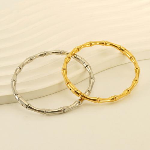 Stainless Steel Bangle, 304 Stainless Steel, Vacuum Ion Plating, fashion jewelry & for woman 