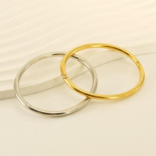 Stainless Steel Bangle, 304 Stainless Steel, Vacuum Ion Plating, fashion jewelry & for woman 