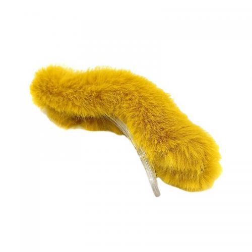 Alligator Hair Clip, Plush, with Plastic, for woman 150mm 