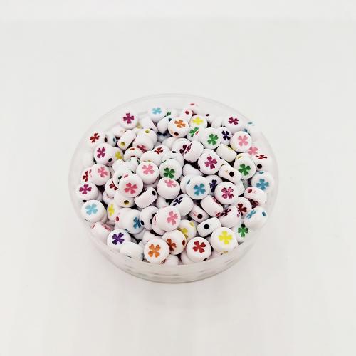 Perle acrylique, Trèfle à quatre feuilles, DIY, plus de couleurs à choisir Vendu par sac