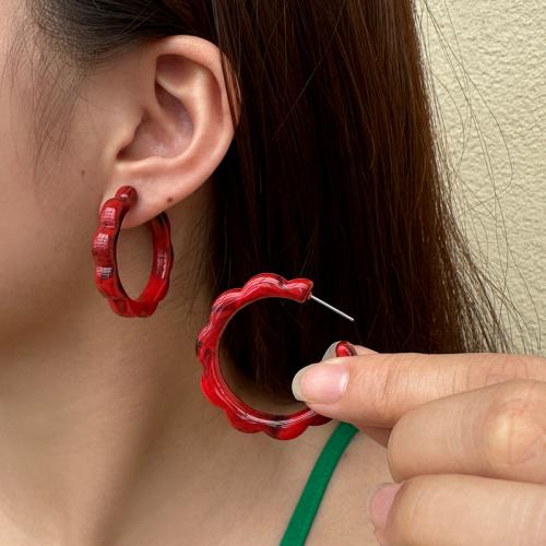 Acrylic Stud Earring, fashion jewelry 