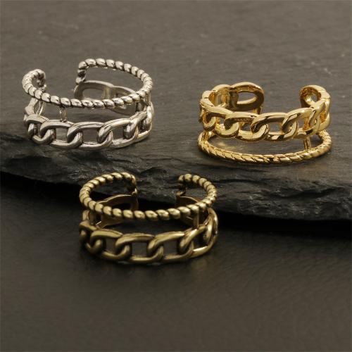 Brass Finger Ring, plated, fashion jewelry & Unisex Minimum inner mm 
