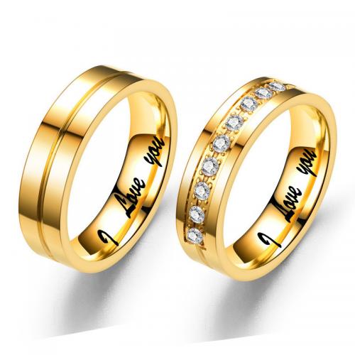 Нержавеющая сталь Rhinestone палец кольцо, Нержавеющая сталь 304, ювелирные изделия моды & Мужская & разный размер для выбора & разные стили для выбора & со стразами, Много цветов для выбора, Width 8mm,Thickness 2mm, продается PC