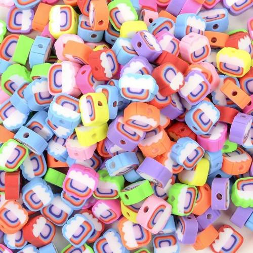 Polymer Clay Jewelry Beads, Cloud, DIY 10mm, Approx 