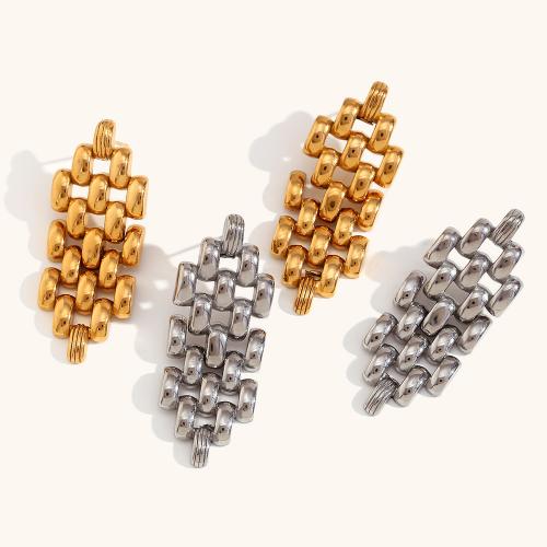 Stainless Steel Stud Earring, 316L Stainless Steel, Vacuum Ion Plating, fashion jewelry & for woman 