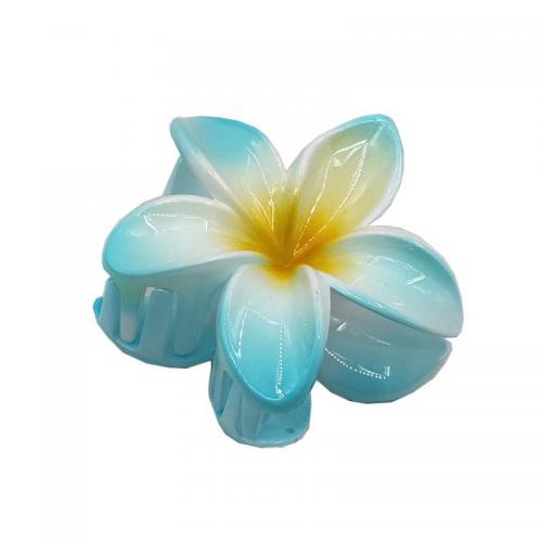 Hair Claw Clips, PC Plastic, Flower, for woman 