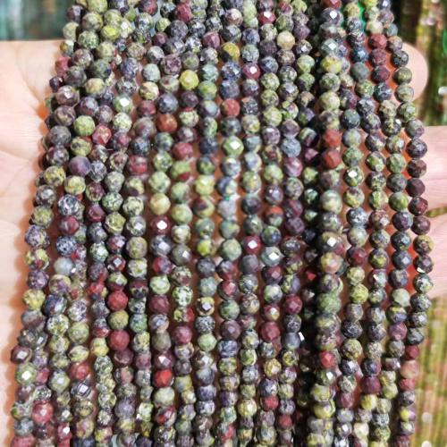 Single Gemstone Beads, Dragon Blood stone, Round, DIY 